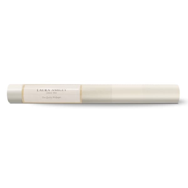 Laura Ashley - Non-woven Tapet - Lille Pearlescent Stripe Linen - 10mx52cm