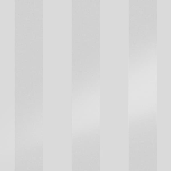 Laura Ashley - Non-woven tapet - Lille Pearlescent Stripe Silver - 10mx52cm