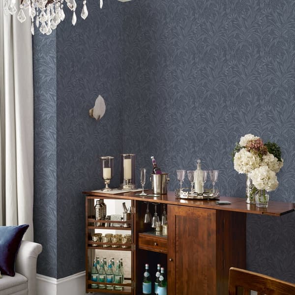 Laura Ashley - Non-woven tapet - Barley Dusky Seaspray - 10mx52cm