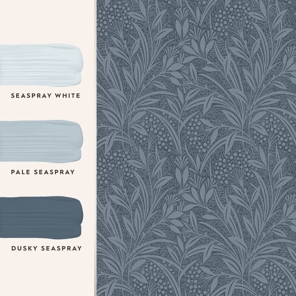 Laura Ashley - Non-woven tapet - Barley Dusky Seaspray - 10mx52cm