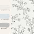 Miniatyrbillede 5 af 6: Laura Ashley - Non-woven tapet - Forstyhia Steel - 10mx52cm