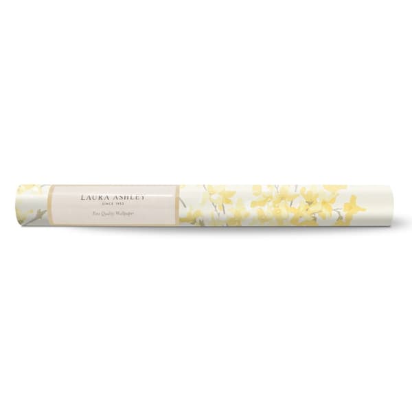 Laura Ashley - Non-woven tapet - Forstyhia Sunshine - 10mx52cm