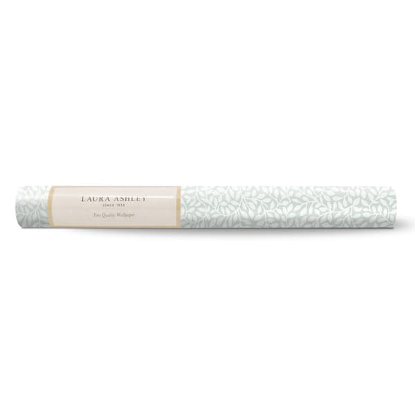 Laura Ashley - Non-woven tapet - Little Vines Duck Egg - 10mx52cm