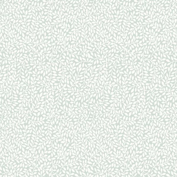 Laura Ashley - Non-woven tapet - Little Vines Duck Egg - 10mx52cm