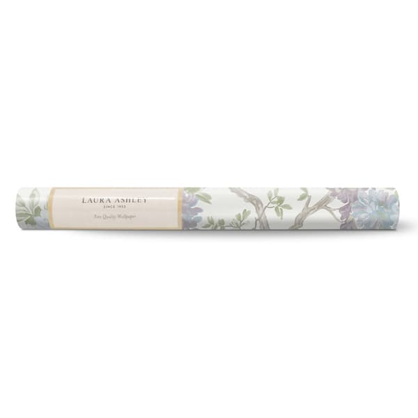 Laura Ashley - Non-woven tapet - Wisteria Garden Pale Iris - 10mx52cm