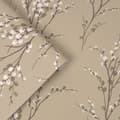 Miniatyrbild 2 av 6: Laura Ashley - Non-woven tapet - Pussy Willow Natural - 10mx52cm