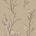 Miniatyrbild 1 av 6: Laura Ashley - Non-woven tapet - Pussy Willow Natural - 10mx52cm
