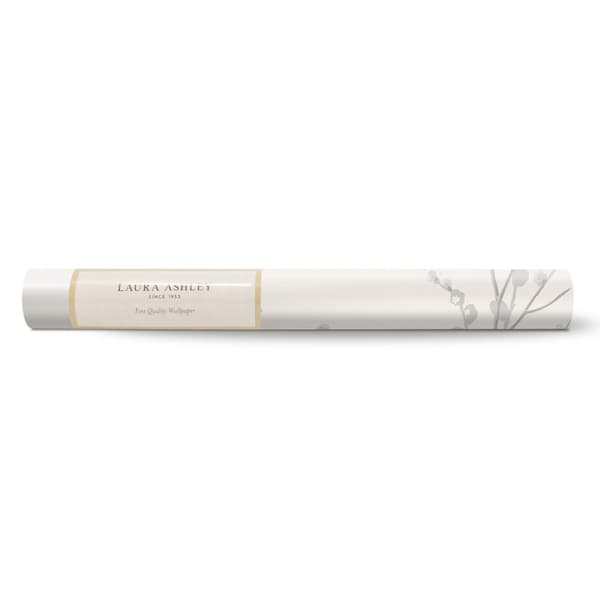 Laura Ashley - Non-woven tapet - Pussy Willow Steel - 10mx52cm