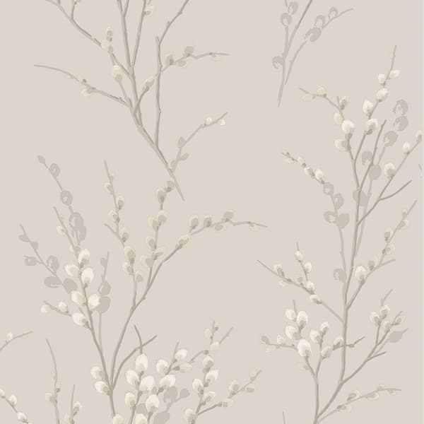 Laura Ashley - Non woven tapet - Pussy Willow Dove Grey - 10mx52cm