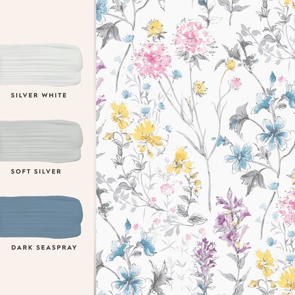 Laura Ashley - Non-woven tapet - Wild Meadow - 10mx52cm