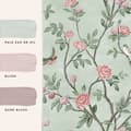 Miniatyrbild 5 av 6: Laura Ashley - Non-woven tapet - Eglantine Eau de Nil - 10mx52cm