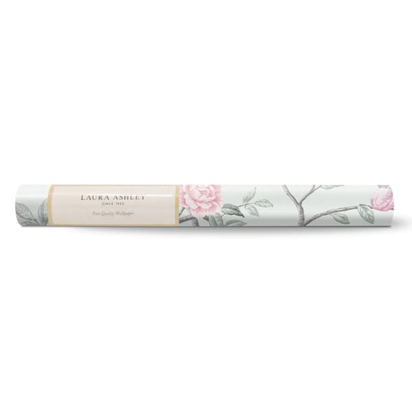 Laura Ashley - Non-woven tapet - Eglantine Eau de Nil - 10mx52cm