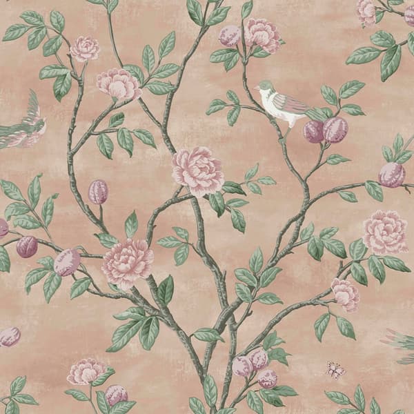 Laura Ashley - Non-woven tapet - Eglantine Blush - 10mx52cm