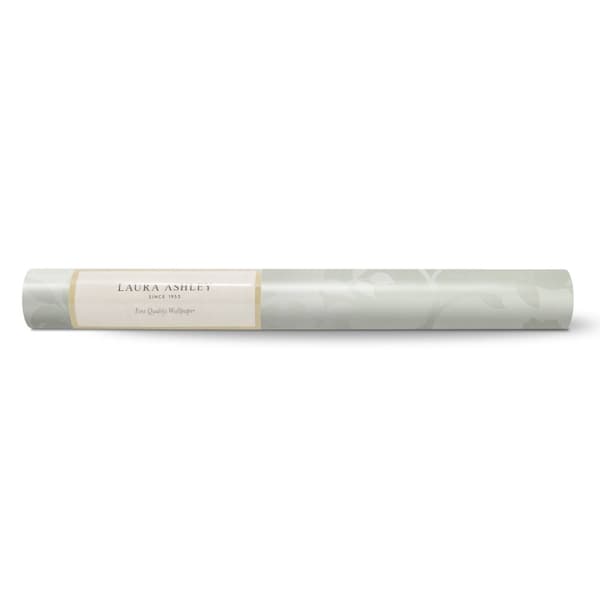 Laura Ashley - Non-woven tapet - Eglantine Silhouette Eau de Nil - 10mx52cm
