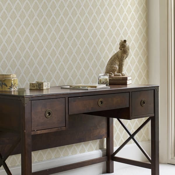 Laura Ashley - Non-woven tapet - Florin Gold - 10mx52cm