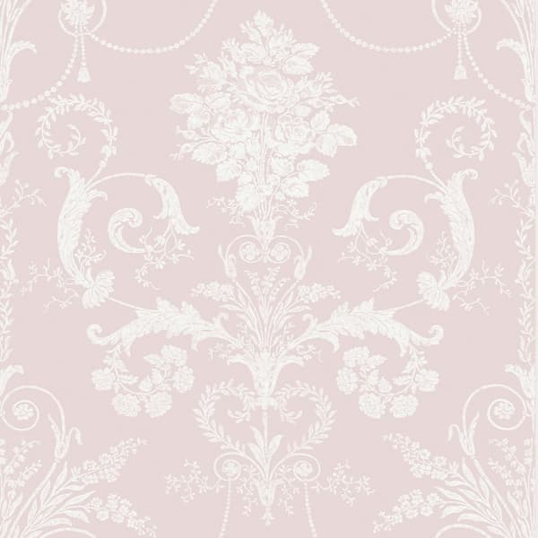 Laura Ashley - Non-woven tapet - Josette Amethyst - 10mx52cm