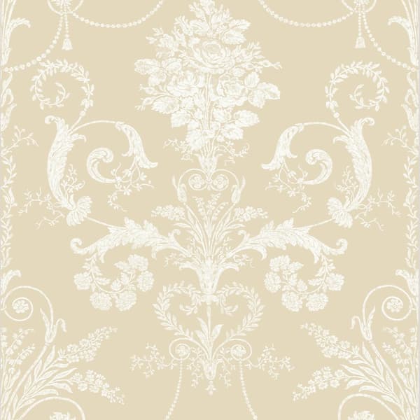 Laura Ashley - Non-woven tapet - Josette Linen - 10mx52cm