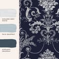 Miniatyrbild 5 av 6: Laura Ashley - Non-woven tapet - Josette Midnight - 10mx52cm
