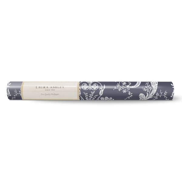Laura Ashley - Non-woven tapet - Josette Midnight - 10mx52cm