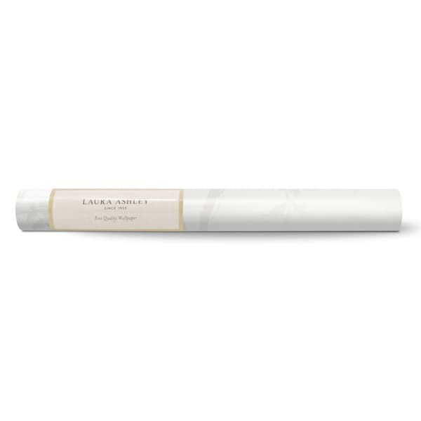 Laura Ashley - Non-woven tapet - Oriental Garden Pearlescent White - 10mx52cm