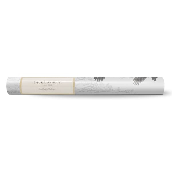Laura Ashley - Non-woven tapet - Animalia Silver - 10mx52cm