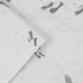 Miniatyrbillede 2 af 6: Laura Ashley - Non-woven tapet - Animalia Silver - 10mx52cm