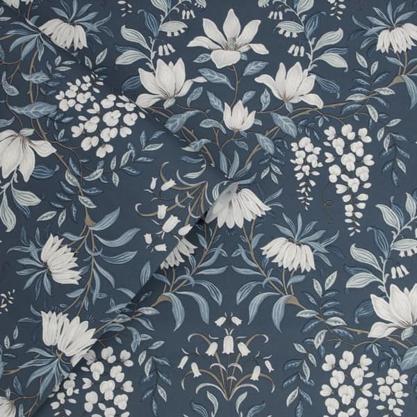 Laura Ashley - Non-woven tapet - Parterre Dark Seaspray - 10mx52cm