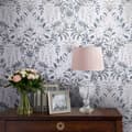 Miniatyrbillede 4 af 6: Laura Ashley - Non-woven tapet - Parterre Off White & Seaspray - 10mx52cm