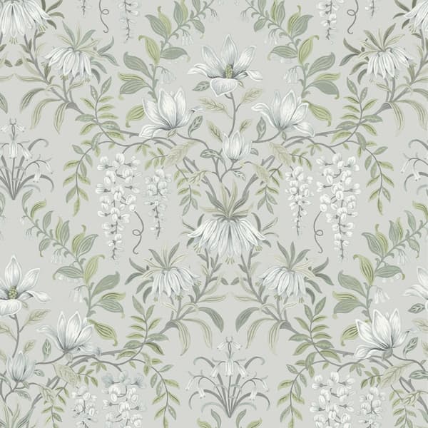 Laura Ashley - Non-woven tapet - Parterre Sage - 10mx52cm