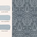 Miniatyrbild 5 av 6: Laura Ashley - Non-woven tapet - Heraldic Damask Dusky Seaspray - 10mx52cm