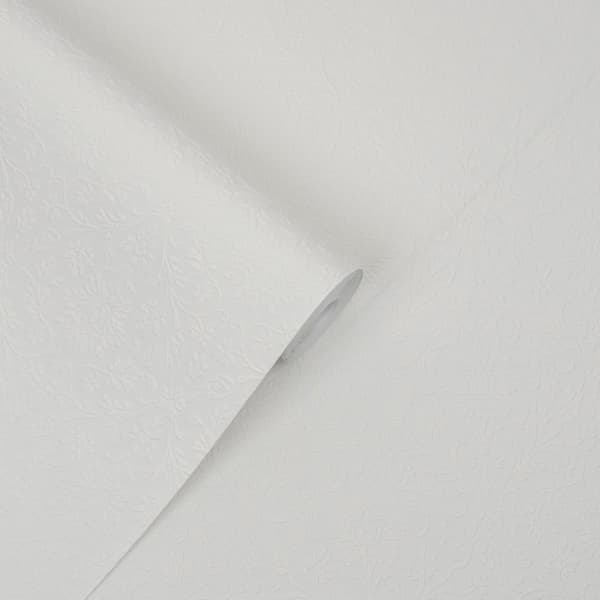 Laura Ashley - Non-woven tapet - Annecy Paintable - 10mx52cm
