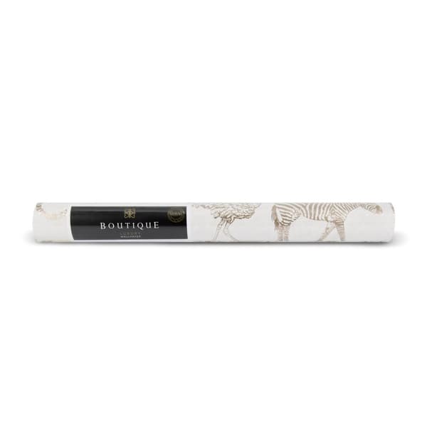 Boutique - Non-woven tapet - Safari Cream - Beige/Roseguld - 10mx53cm