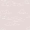Miniatyrbillede 4 af 5: Superfresco Easy - Non-woven tapet - Vintage Clouds - Pink/Hvid - 10mx53cm