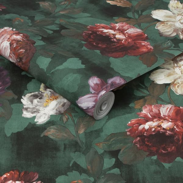 Superfresco Easy - Non-woven tapet - Isabelle - Teal - 10mx52 cm