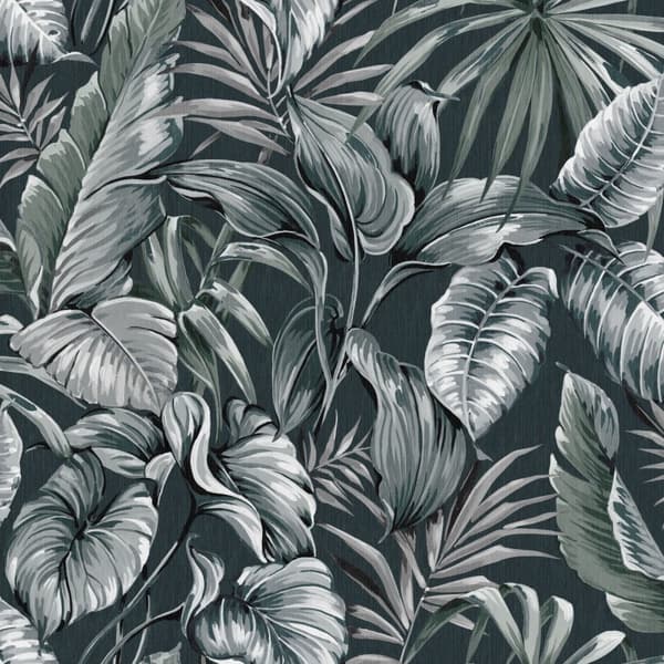 Superfresco Easy - Non-woven tapet - Leaves Exotique - Grøn - 10mx52 cm