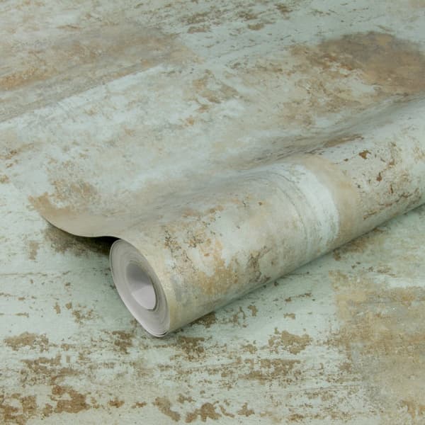 WOW - Non-woven tapet - Luxery Concrete - Grøn - 10mx52 cm