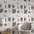 Miniatyrbild 2 av 4: Superfresco Easy - Non-woven tapet - Maddy - Grön/Rosa - 10mx53 cm