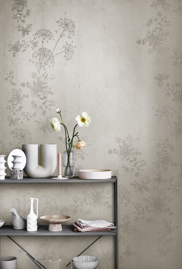 vtwonen - Fototapet - Wild Flower Concrete - 280x300cm