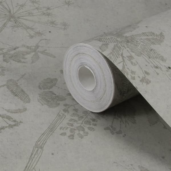 vtwonen - Fototapet - Wild Flower Concrete - 280x300cm