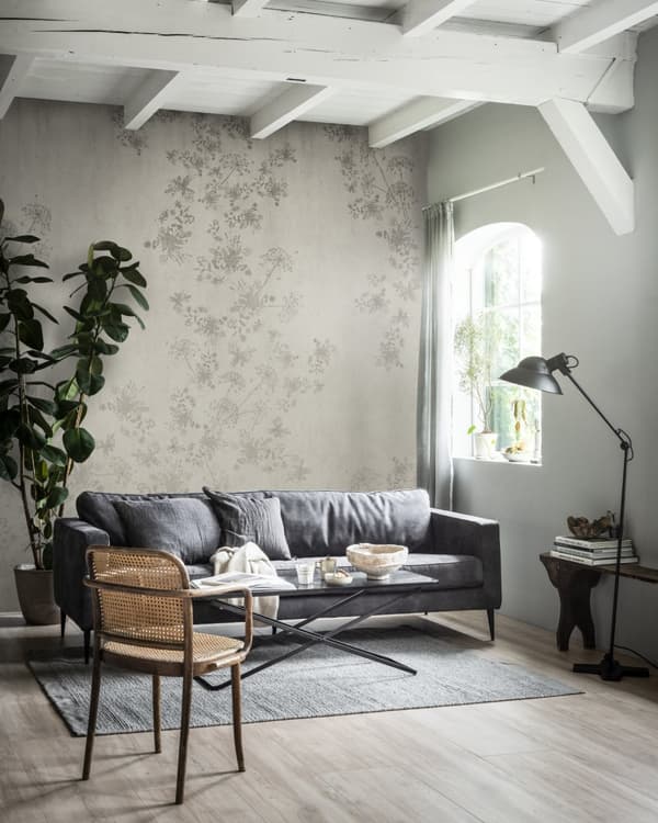 vtwonen - Fototapet - Wild Flower Concrete - 280x300cm