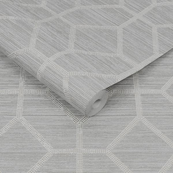 Boutique - Non-woven tapet - Asscher Geo - Beige - 10mx52cm