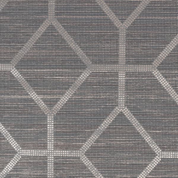 Boutique - Non-woven tapet - Asscher Geo - Grå - 10mx52cm