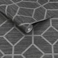 Miniatyrbillede 4 af 4: Boutique - Non-woven tapet - Asscher Geo - Onyx - 10mx52cm