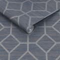 Miniatyrbillede 4 af 4: Boutique - Non-woven tapet - Asscher Geo - Sapphire - 10mx52cm