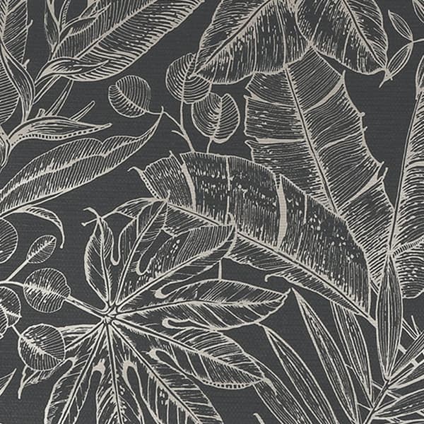 Boutique - Non-woven tapet - Paradise - Onyx - 10mx52cm