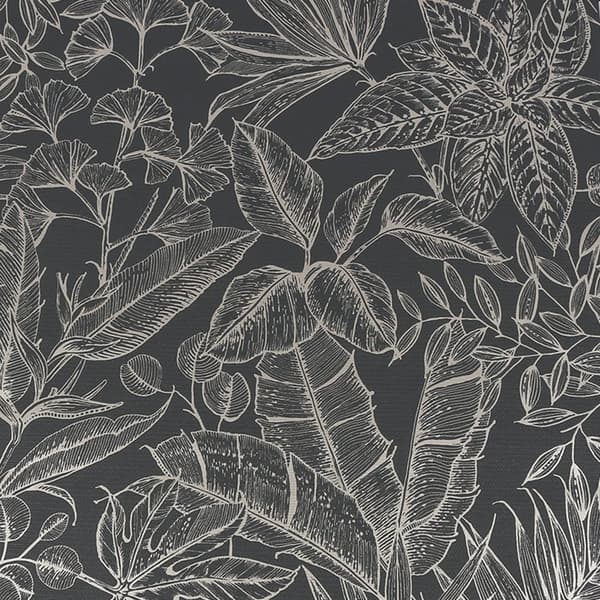 Boutique - Non-woven tapet - Paradise - Onyx - 10mx52cm