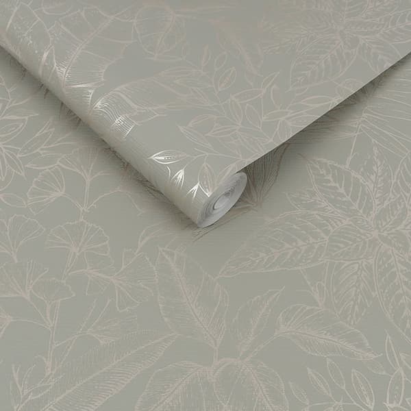 Boutique - Non-woven tapet - Paradise - Sage - 10mx52cm