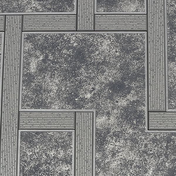Boutique - Non-woven tapet - Forgyldt græsk nøgle - Onyx - 10mx52cm