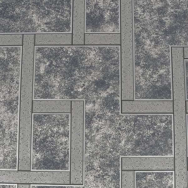 Boutique - Non-woven tapet - Forgyldt græsk nøgle - Onyx - 10mx52cm