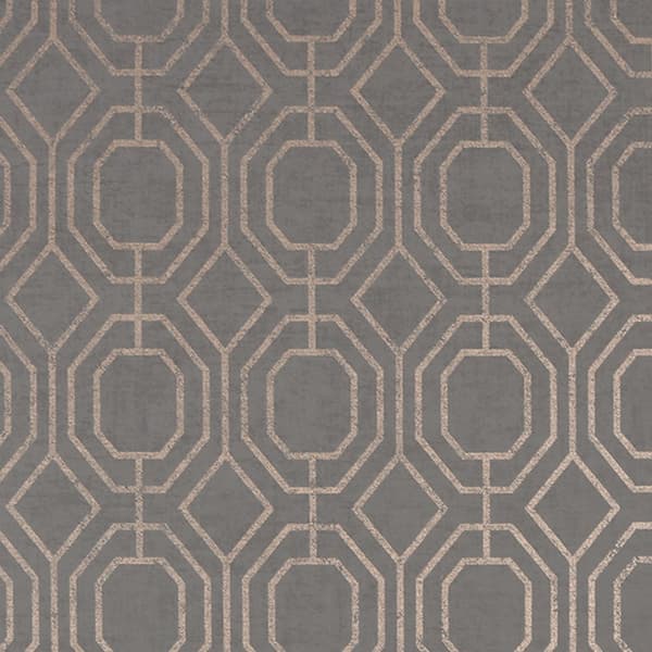 Superfresco Easy - Non-woven tapet - Luxe Geo - Trækul - 10mx52cm